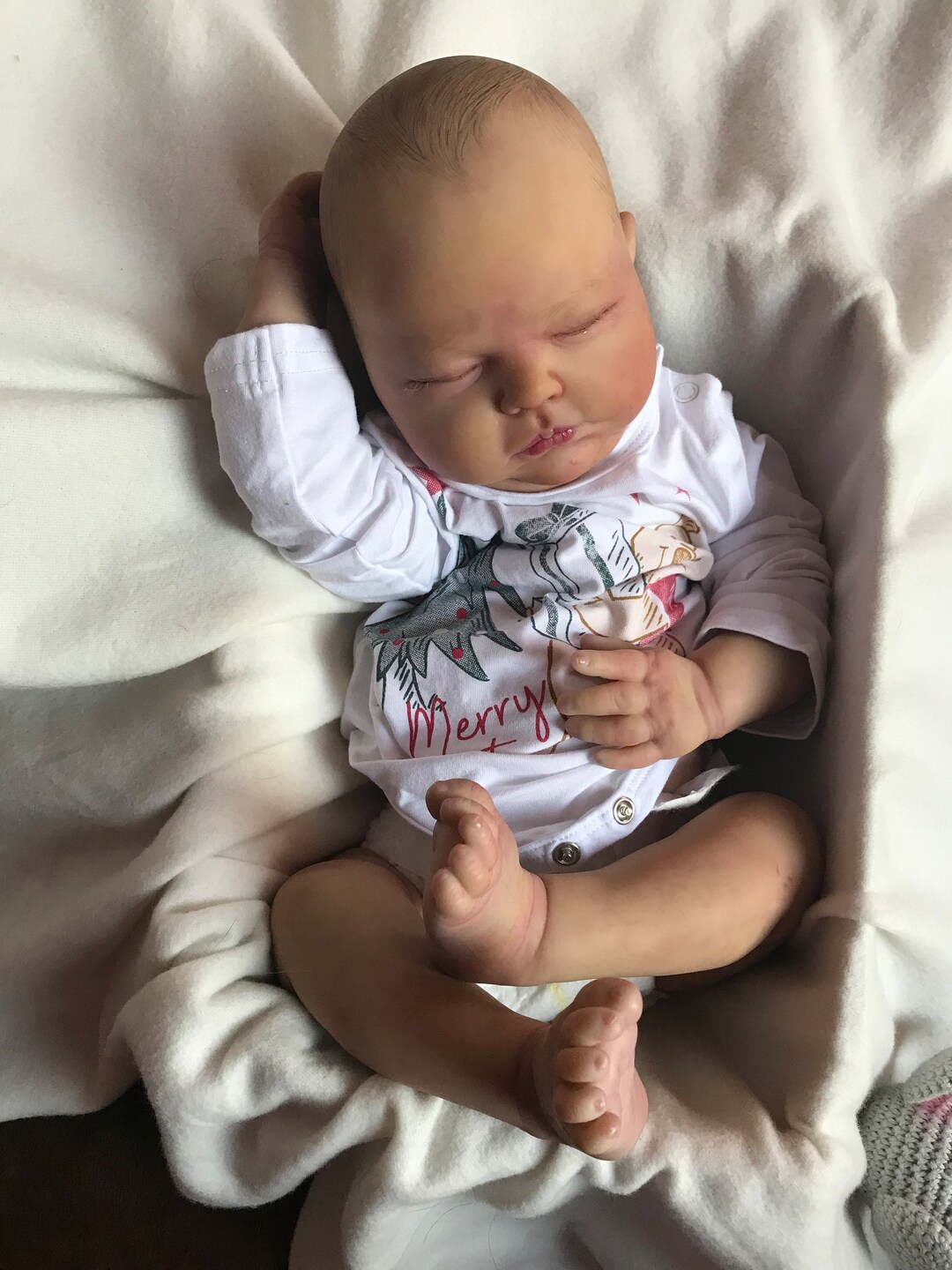 JOLI POUPEE D ARTISTE BEBE REBORN PAR LAURA TUZIO ROSS TRES REALISTE