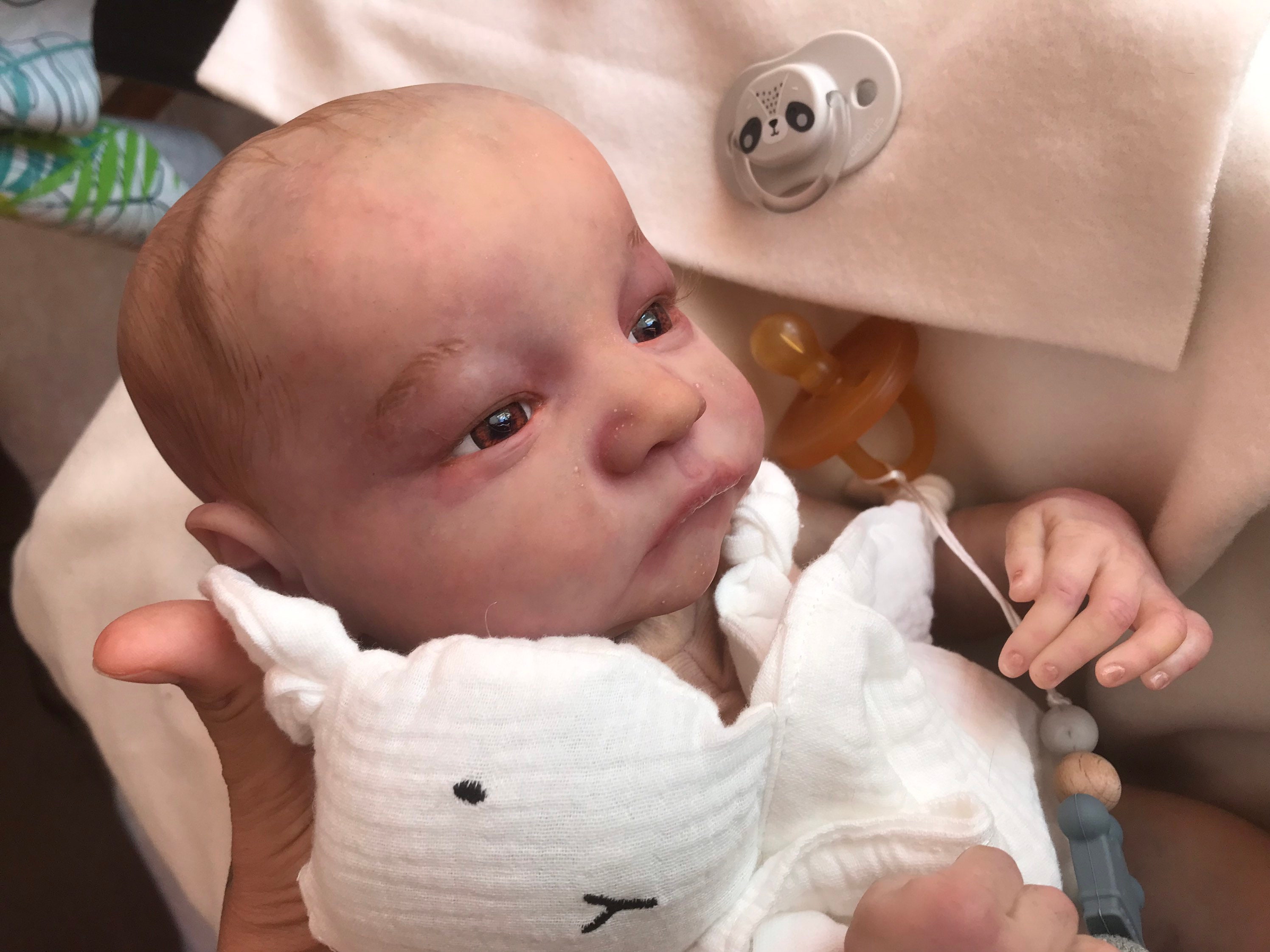 Bébé Reborn Réaliste, Très Joli, D'occasion, état à Voir