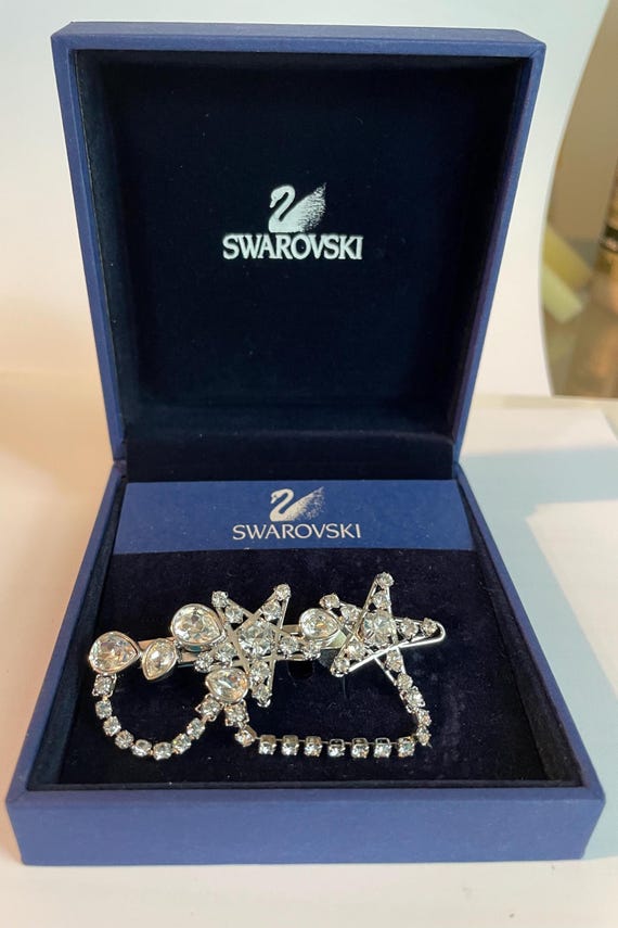 Swarovski Star Hair Clip: Silver Celestial Barrette - Etsy display picture 1