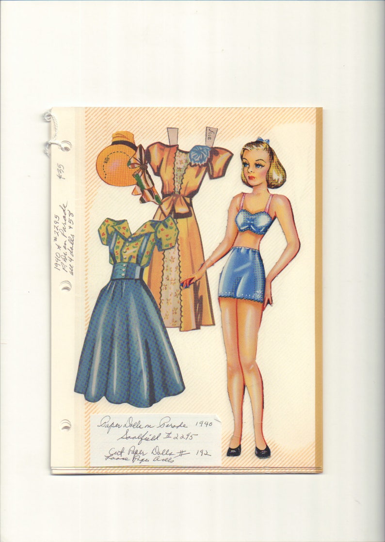 paper dolls to dress
