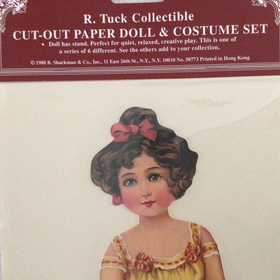 Vintage R. Tuck Die Cut Paper Doll - Etsy