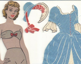 Vintage Fifties Magic Paper Doll