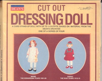 Vintage Dean Paper Doll Dressing