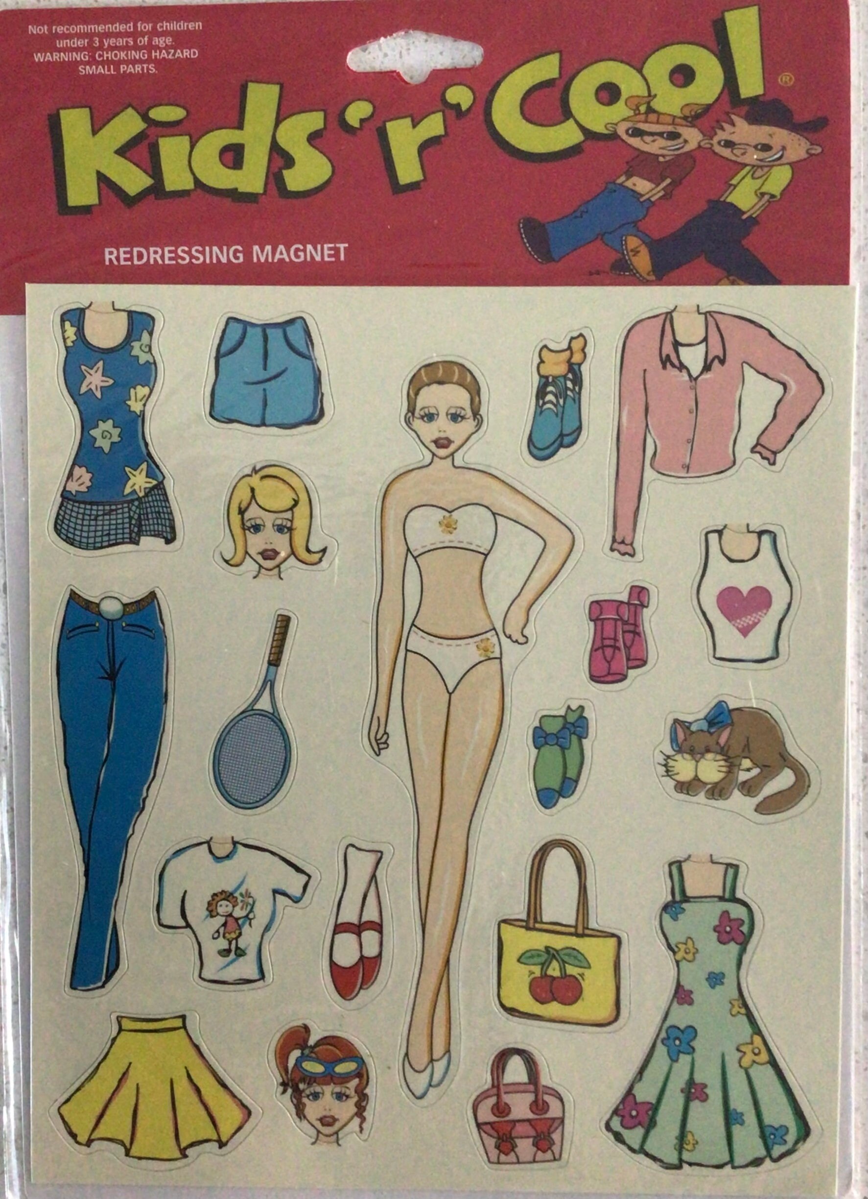 Magnetic Paper Dolls Single Doll Set 2 Emily, Lindsey & Hannah by Lee  Publications