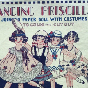 Vintage Children Paper Doll Sheets 