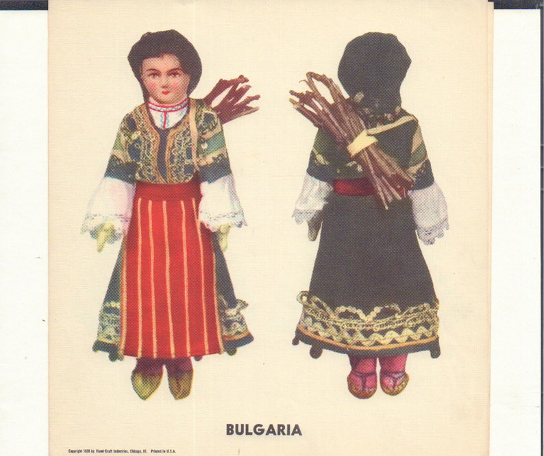 Vintage Folk Dolls of the World Etsy