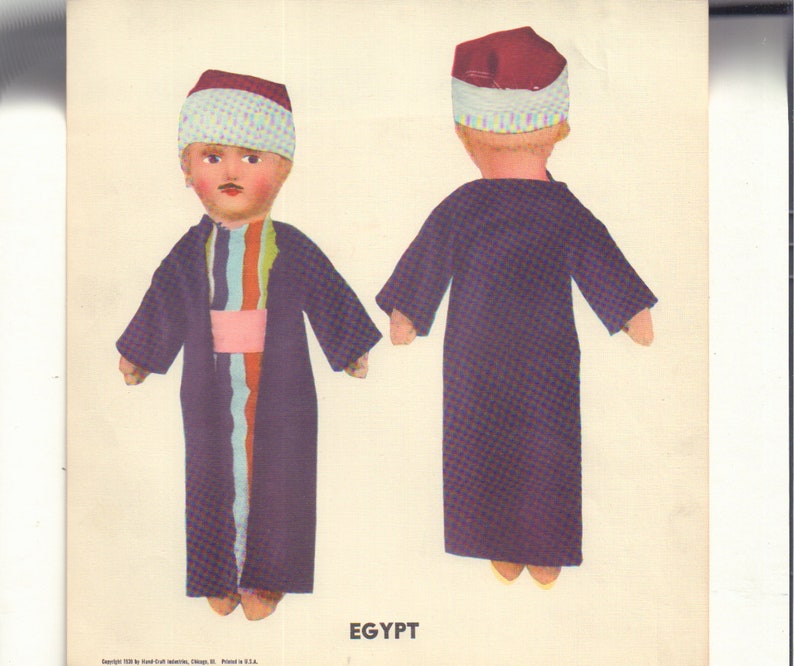 Vintage Folk Dolls of the World Etsy
