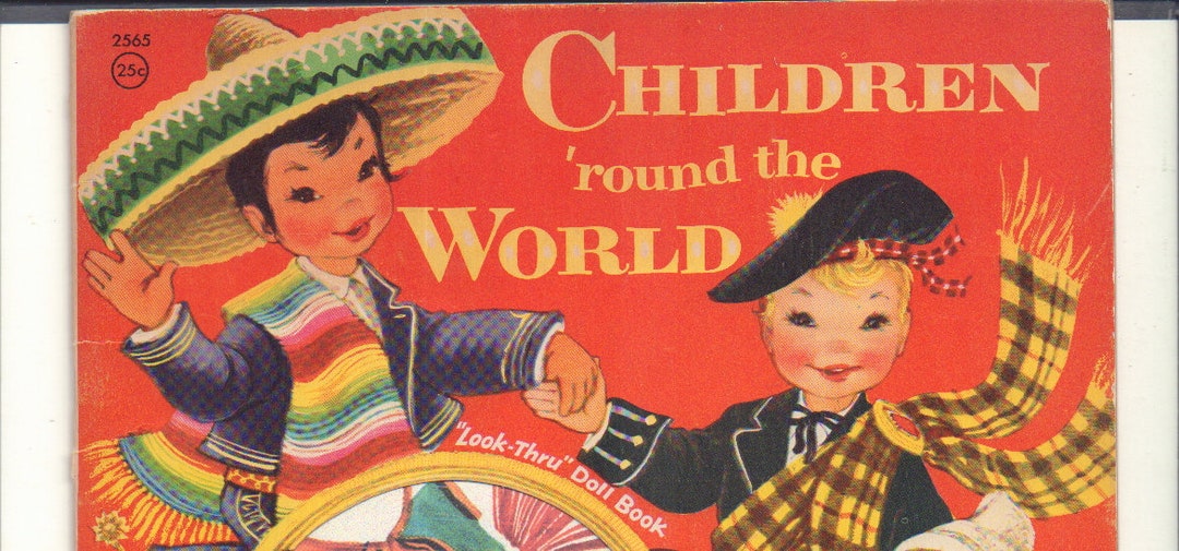 Vintage Children 'round the World Paper Dolls - Etsy