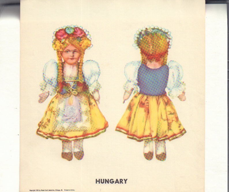 Vintage Folk Dolls of the World Etsy