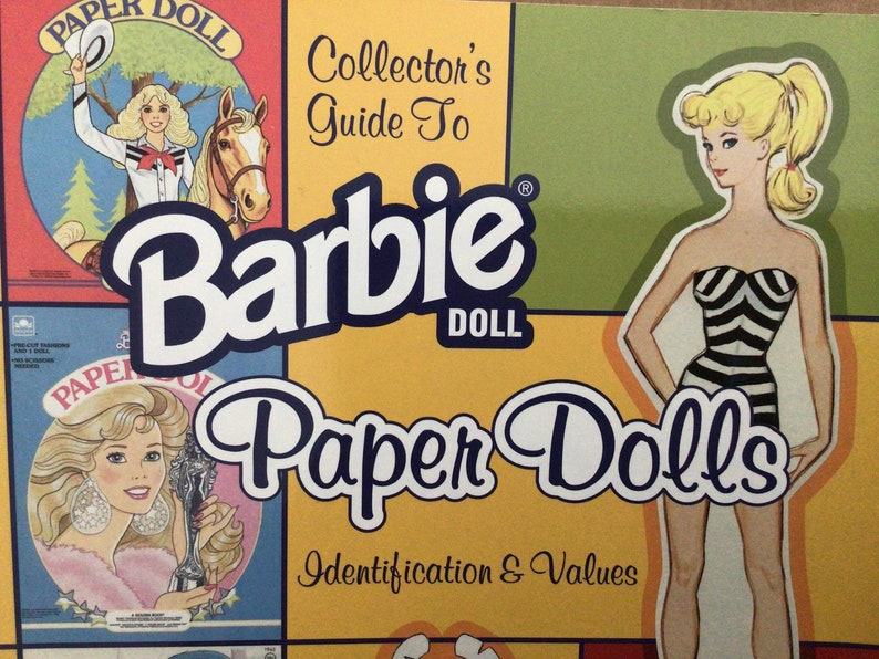 Barbie Paper Doll Reference Book Etsy