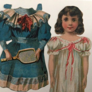 Antique McLoughlin Paper Dolls