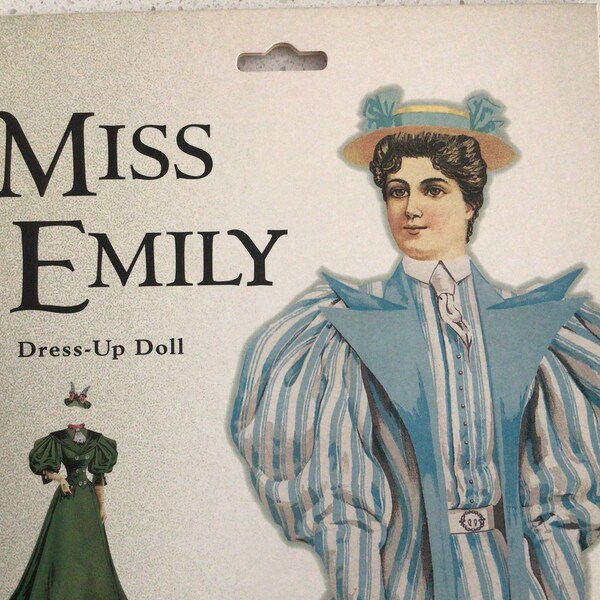 Vintage Miss Emily Boston Herald Paper Doll