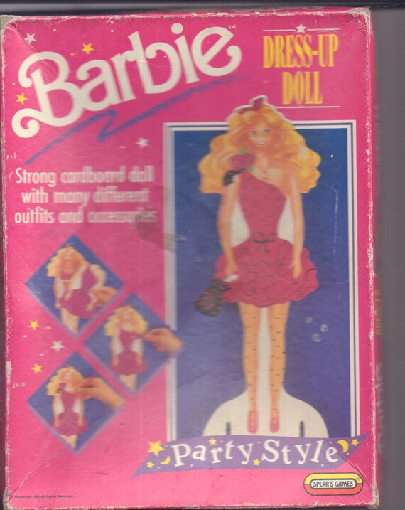 Vintage Nineties Barbie Dress Paper Doll - Etsy Vintage Nineties Barbie Dress Paper Doll - Etsy