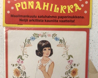 Vintage Finnish Fairytale Paper Dolls