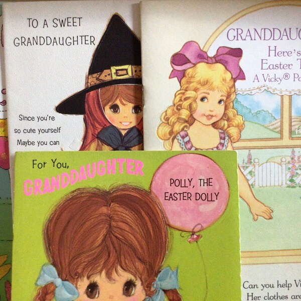 Paper Doll Greeting Cards - Etsy