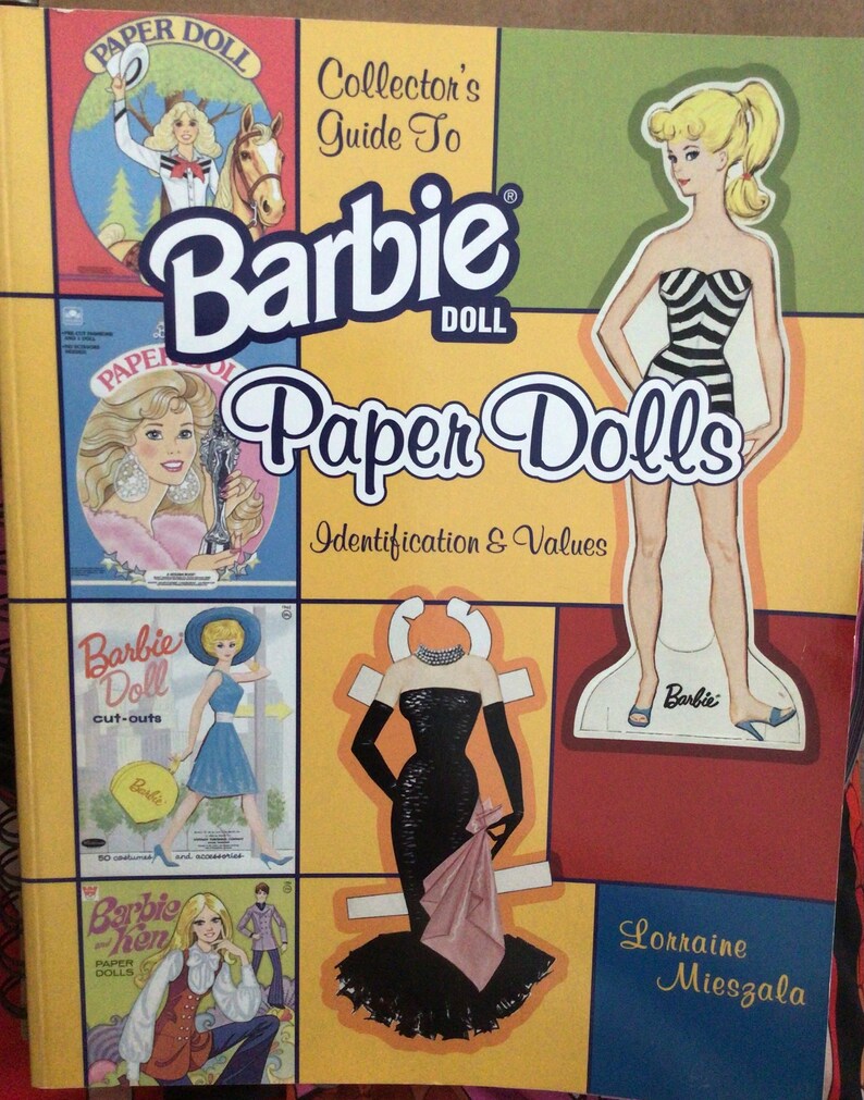 Barbie Paper Doll Reference Book Etsy