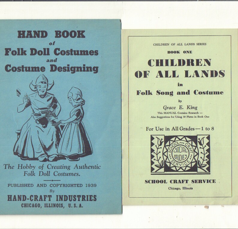 Vintage Folk Dolls of the World Etsy