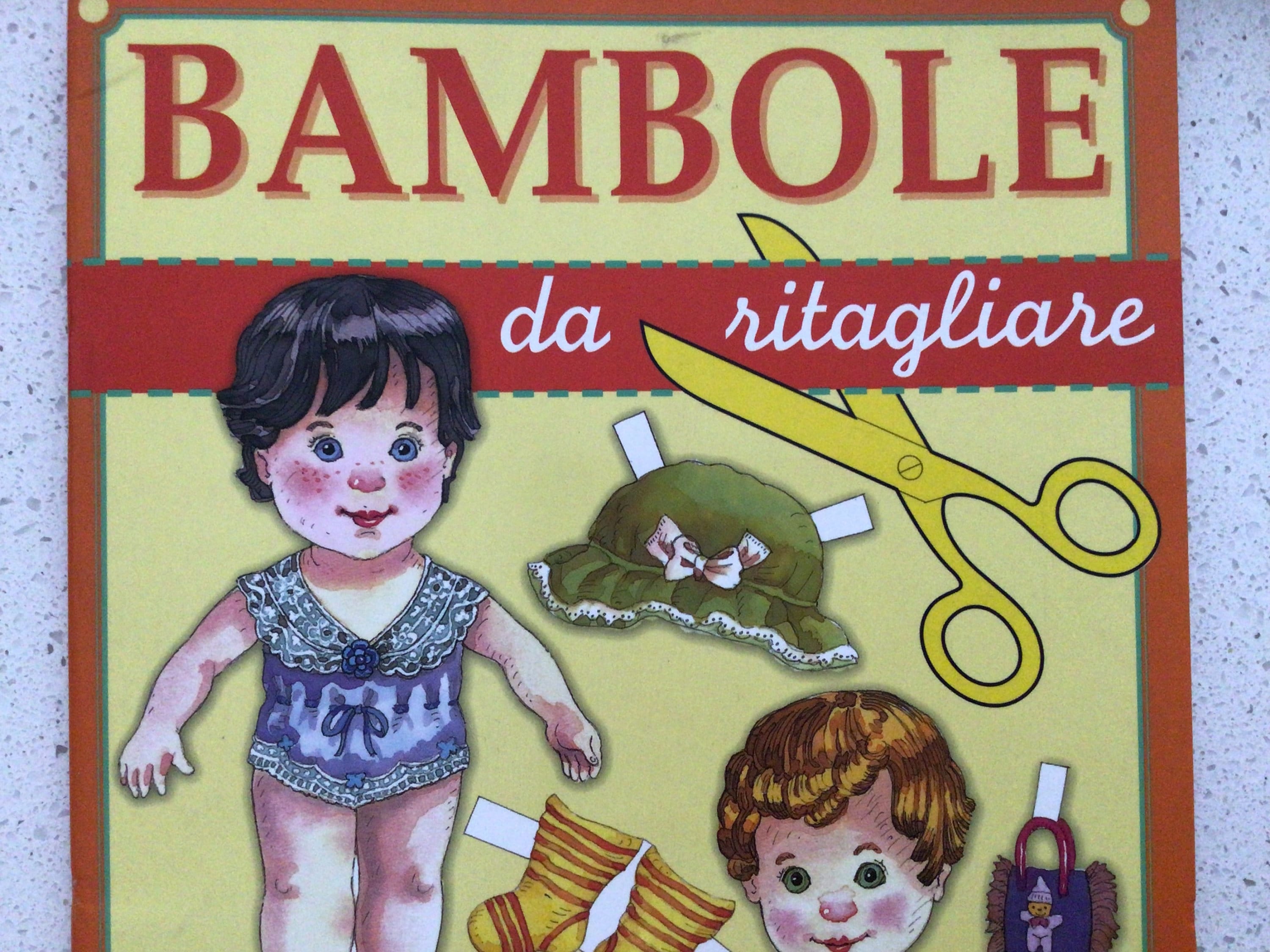 Italian Paper Doll Book Etsy