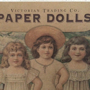 Vintage Die Cut Advertising Paper Dolls