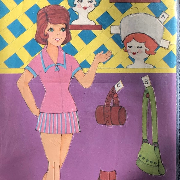 Vintage Seventies Carnaby Street Paper Dolls