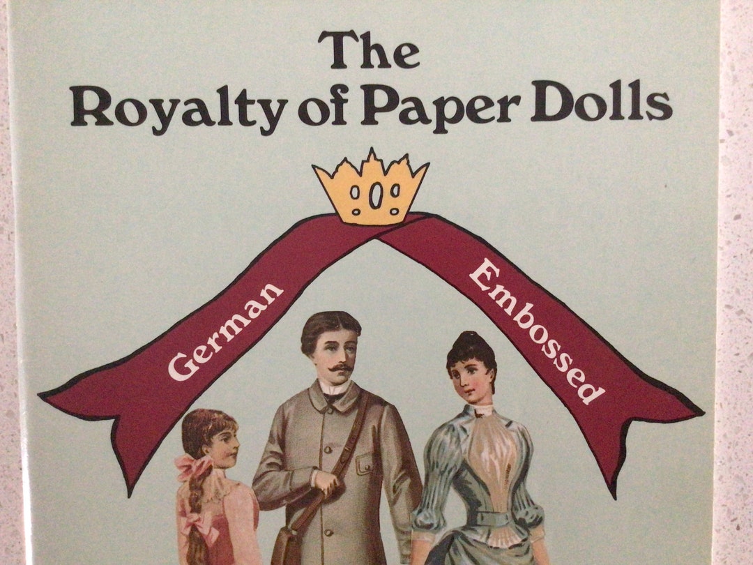 European Royalty Paper Doll Reference Book Etsy