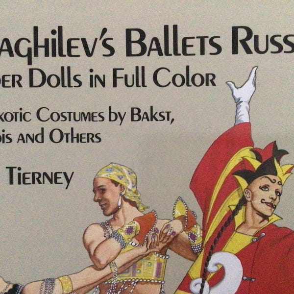 Vintage Diaghilev's Ballets Russes Paper Dolls