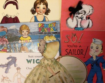 Paper Doll Cards & Postcards