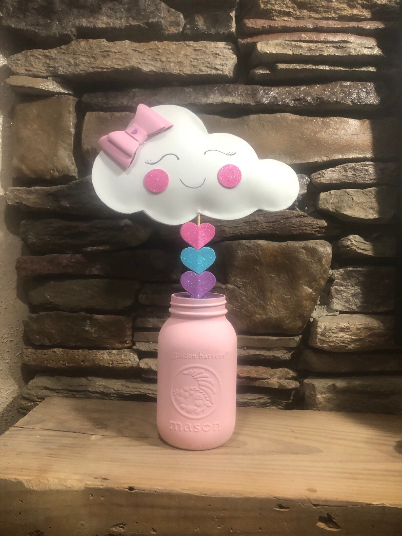 Cloud Centerpiece Set of 3 Etsy