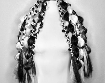 2x CUSTOM rave braid tie in extensions