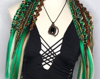2X Tie-In festival rave braids