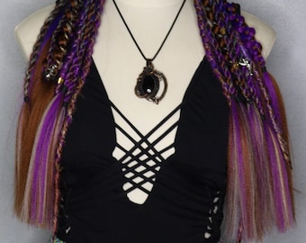2X Tie-In festival rave braids