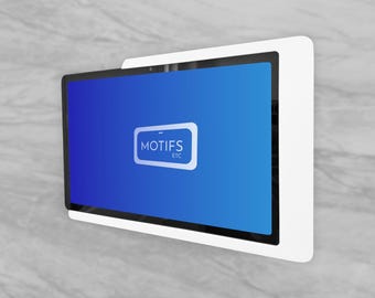Samsung Galaxy Tab A9+ Wall Mount | 3D Printed Slide-In Dock | USB-C Charging Station | Smart Home Tablet Holder