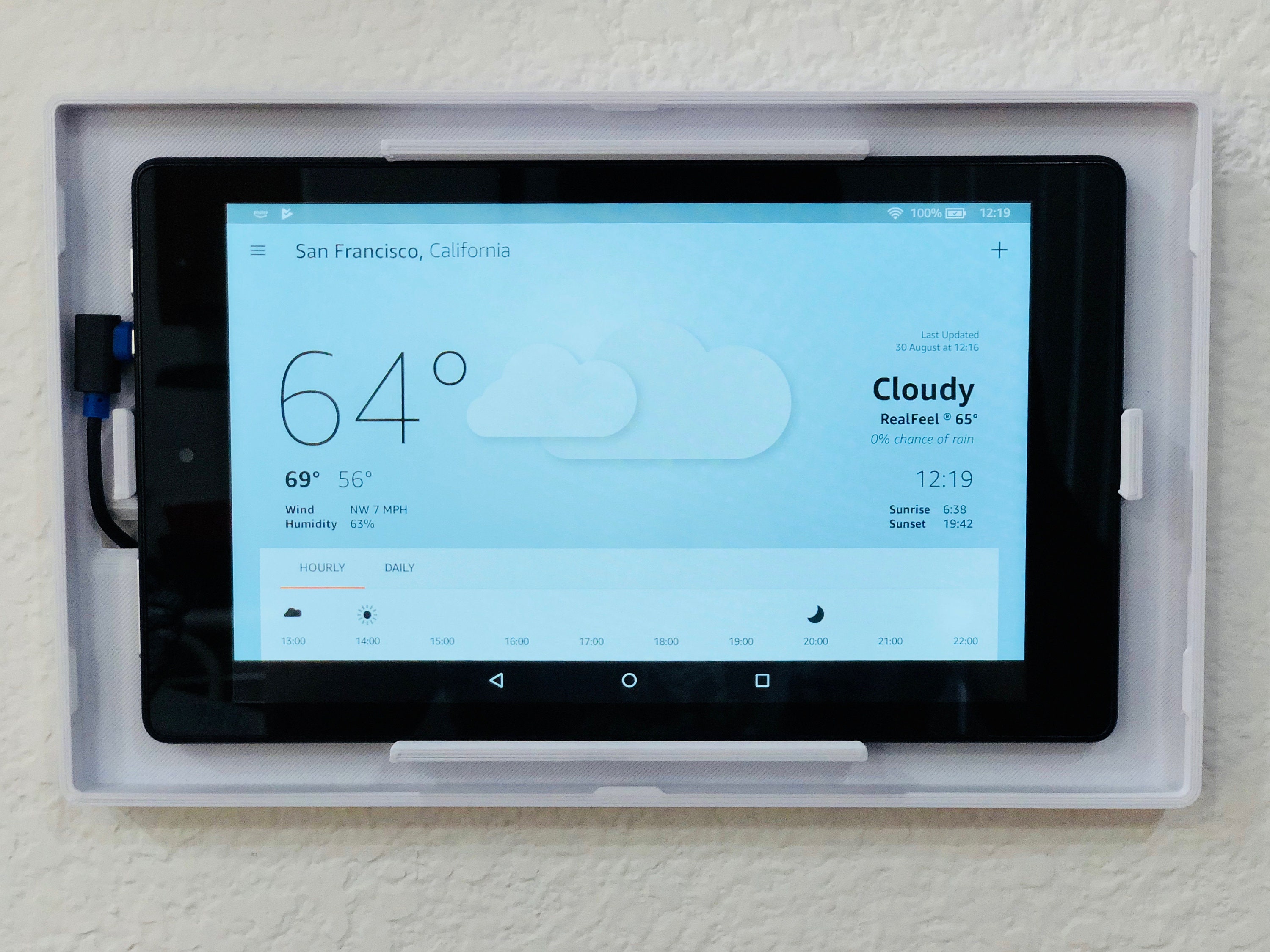 Amazon Fire HD 10 2 Parts Mount White Tablet Mount Tablet Etsy