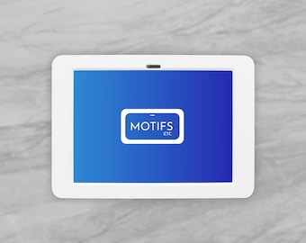 iPad 11th Gen A16 Wall Mount | Sleek 3D Printed Frame | Smart Home & Office Tablet Holder | Secure, Hands-Free Dock | Home Automation