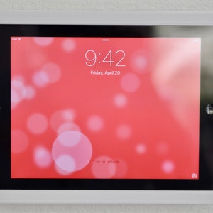 iPad 2, iPad 3 and iPad 4 Wall Mount, Mount, Tablet Mount, Tablet Wall Mount, Wall Mount, iPad 2 Mount, Tablet Stand, iPad Stand