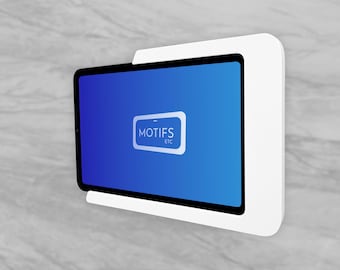 iPad Mini 6 Wall Mount | iPad Mini A17 | 3D Printed Slide-In Dock | Smart Home Kitchen Tablet Holder | USB-C Charging | iPad Mini 6th Gen