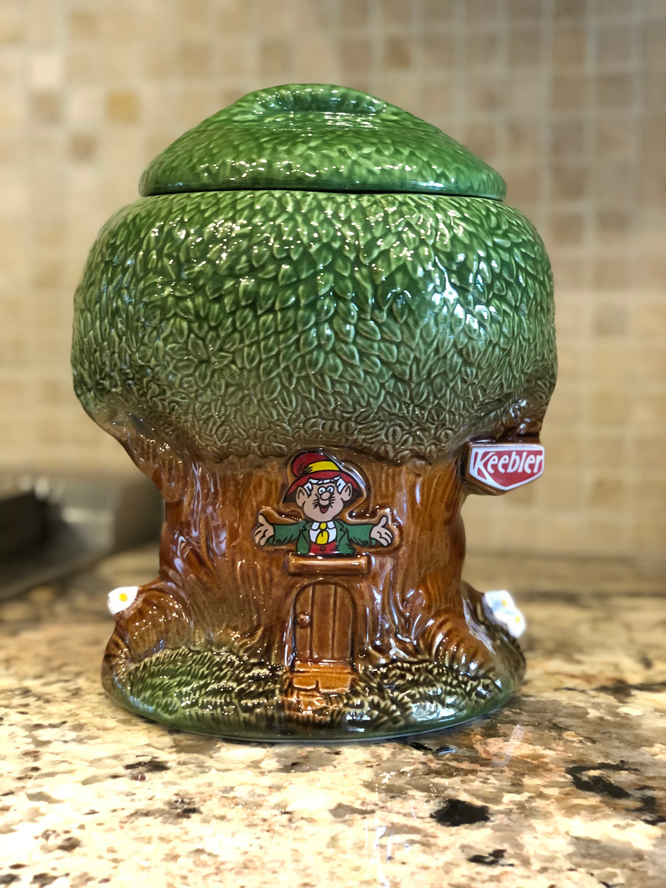 McCoy 350 Keebler Elf Cookie Tree Jar Vintage 1981 Etsy