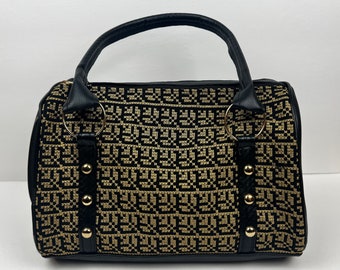 Palestinian Embroidered Large Purse/Handbag With Adjustable/Removable Strap