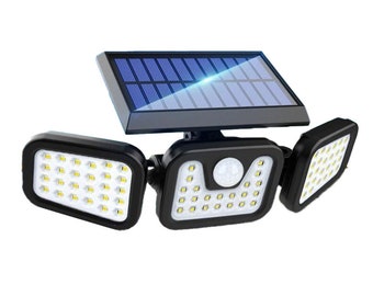 Outdoor Solar Light with 74LED Motion Sensor Security Lights Floodlight, 3 Lighting Modes for wall garage yard