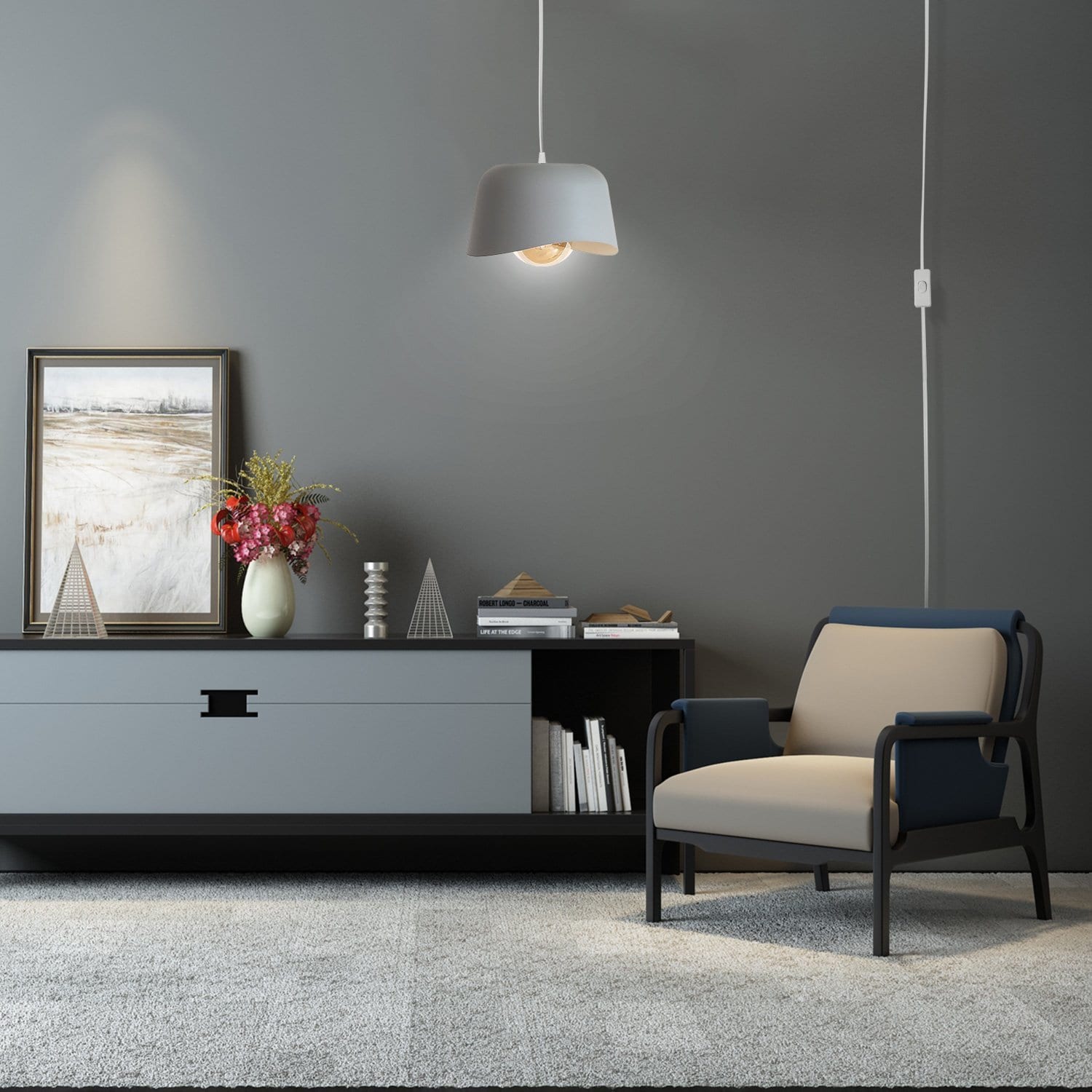 ULListed 12ft Hanging Light Socket Extension cord with E12 Etsy