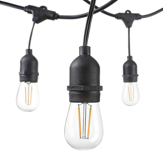 48ft Outdoor Led String Light With Heavy Duty Weatherproof 48ft Outdoor Led String Light With