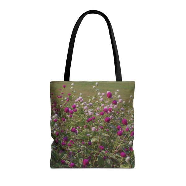 Wild flowers TOTE BAG | Durable carry-all | Original Photography | Modern floral design | New England garden art | Eco-friendly carry-all