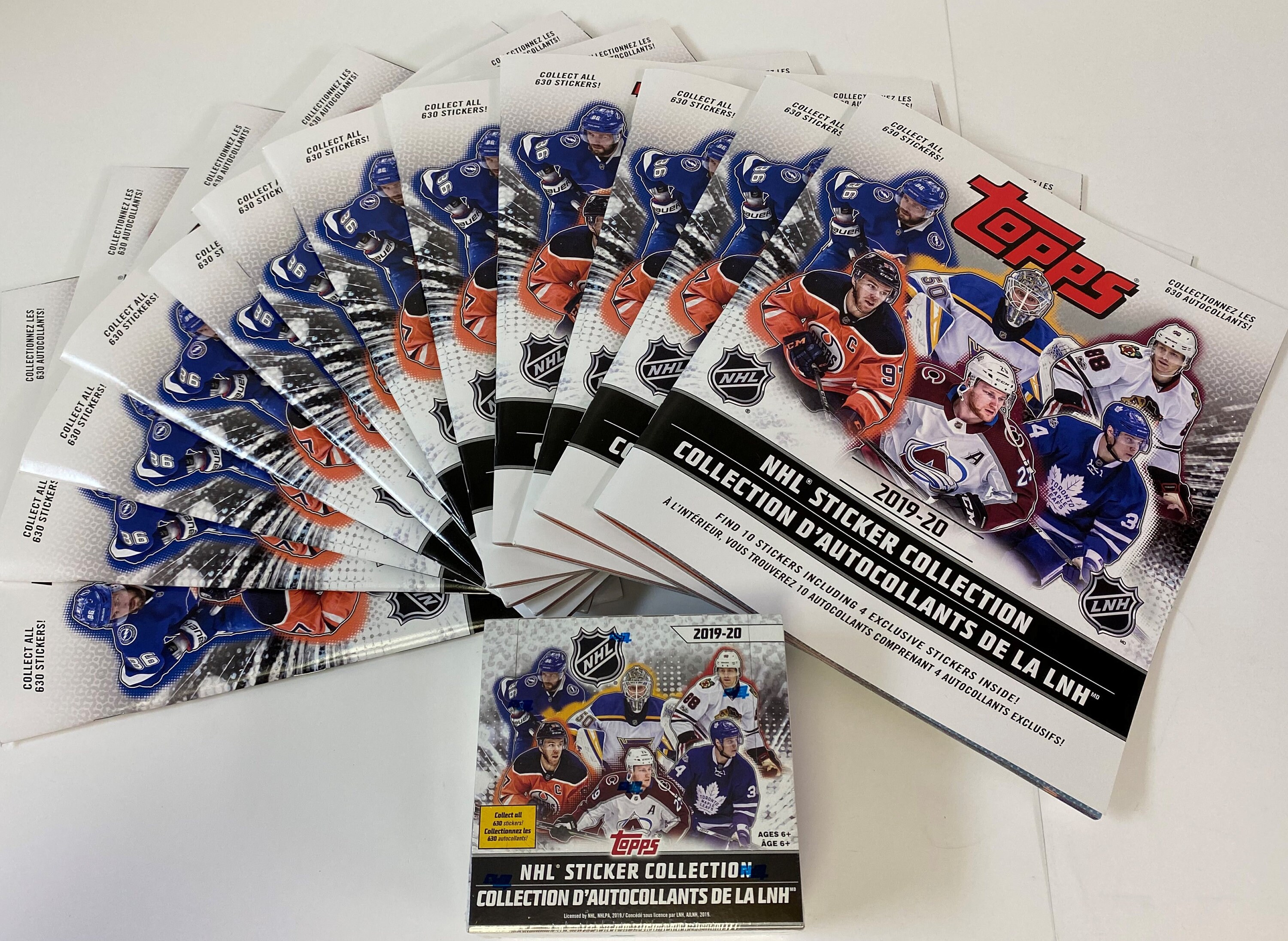 201920 Topps NHL Hockey Stickers 50 Packs 12 Albums Etsy