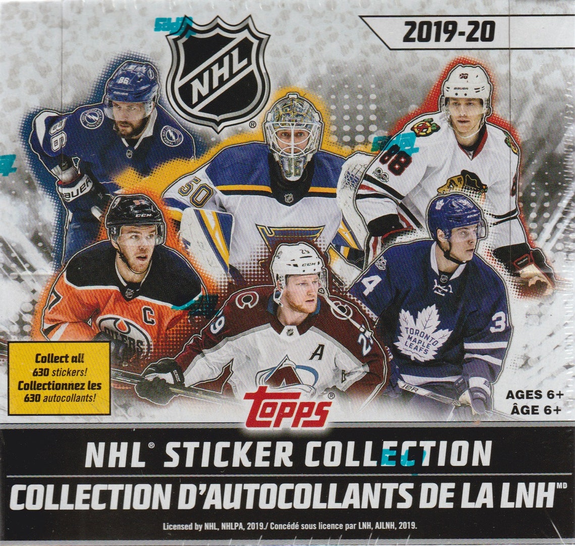 201920 Topps NHL Hockey Stickers 50 Packs 12 Albums Etsy