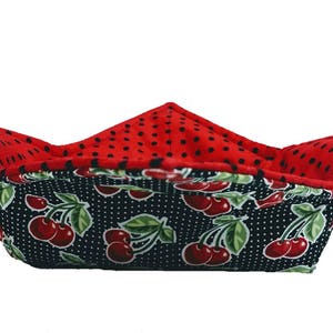 X-Large Servierschale Mikrowellengeeignet Halter Kirsche Print