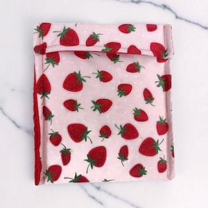 Potato Bag in a Strawberry Festival Fabric by Sewuseful Studios LLC