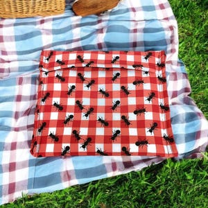Potato Bag, Baked Potato Bag, Microwave Safe Potato Bag, Marching Ants Print Potato Bag, All Cotton bag for cooking potatoes, potato sack