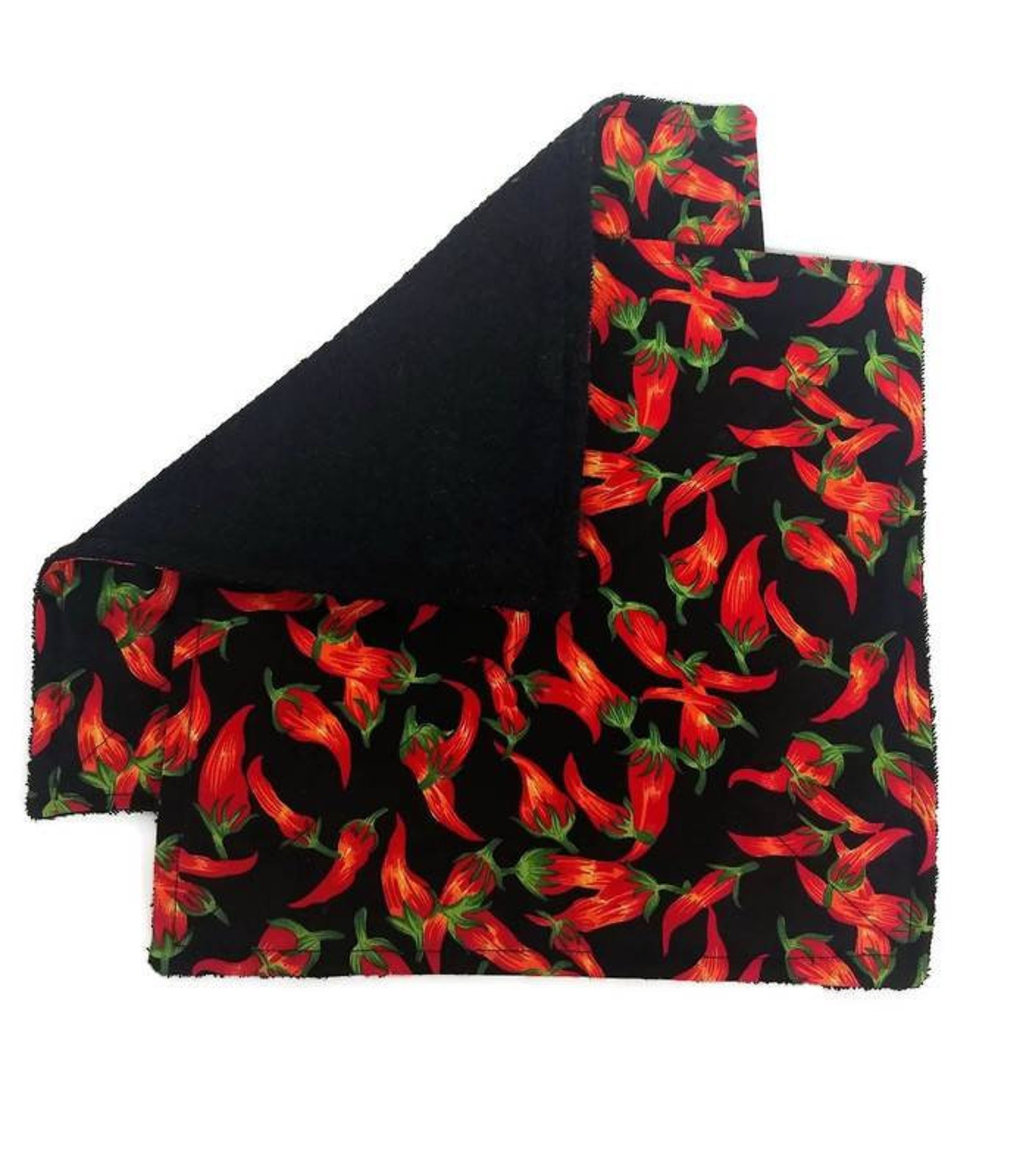 Chili Pepper Kitchen Towel Terry Cloth Set Etsy