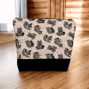 Fuzzy Waschbär Reißverschluss Kosmetik, Make up, Reisetasche
