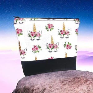 Einhorn mit Wimpern Reißverschluss Kosmetik, Make up, Reisetasche